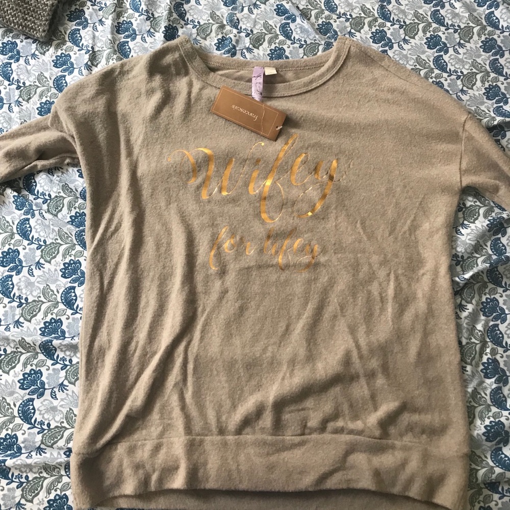 “Wifey for Lifey” long sleeve shirt